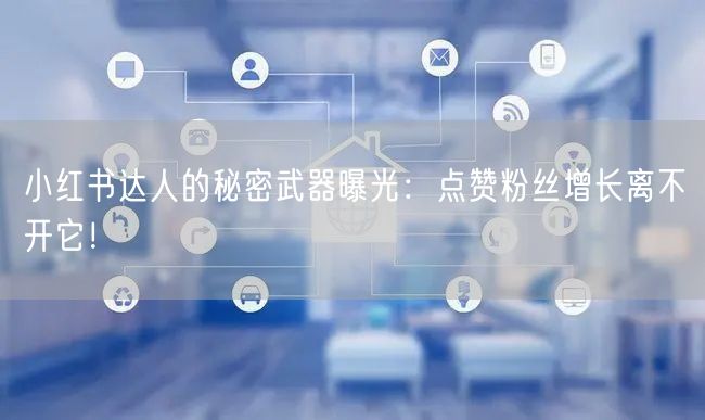 小红书达人的秘密武器曝光:点赞粉丝增长离不开它!