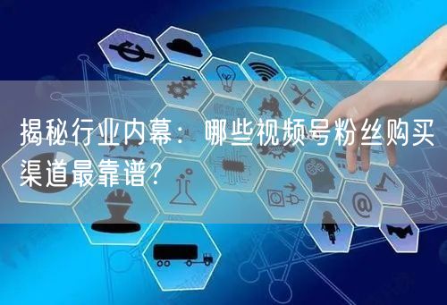 揭秘行业内幕:哪些视频号粉丝购买渠道最靠谱?