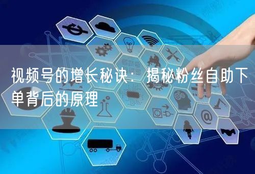 视频号的增长秘诀：揭秘粉丝自助下单背后的原理