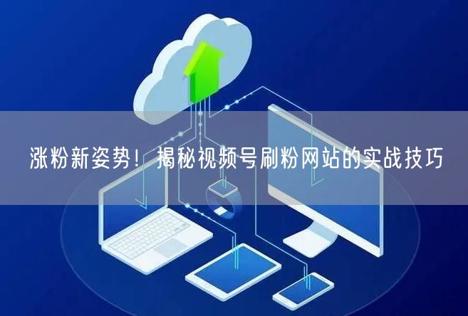 涨粉新姿势!揭秘视频号刷粉网站的实战技巧