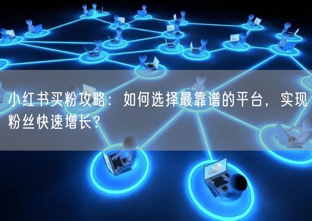 小红书买粉攻略:如何选择最靠谱的平台,实现粉丝快速增长?
