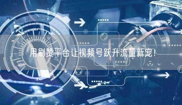 用刷赞平台让视频号跃升流量新宠!