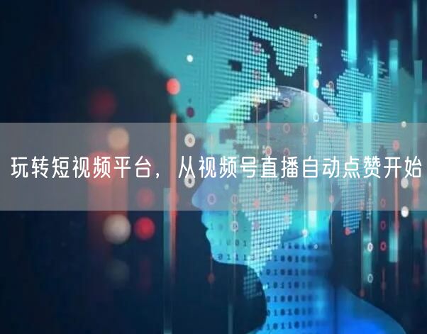玩转短视频平台,从视频号直播自动点赞开始